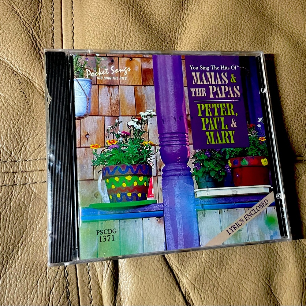 Pocket Songs" karaoke CD+G  hits by The Mamas & The Papas and Peter, Paul & Mary
